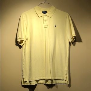 Yellow Polo Dress Shirt